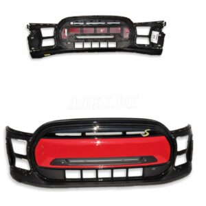 Mini One Cooper Classic F56 LCI2 Front Bumper Bare Chilli Red S Black Trim