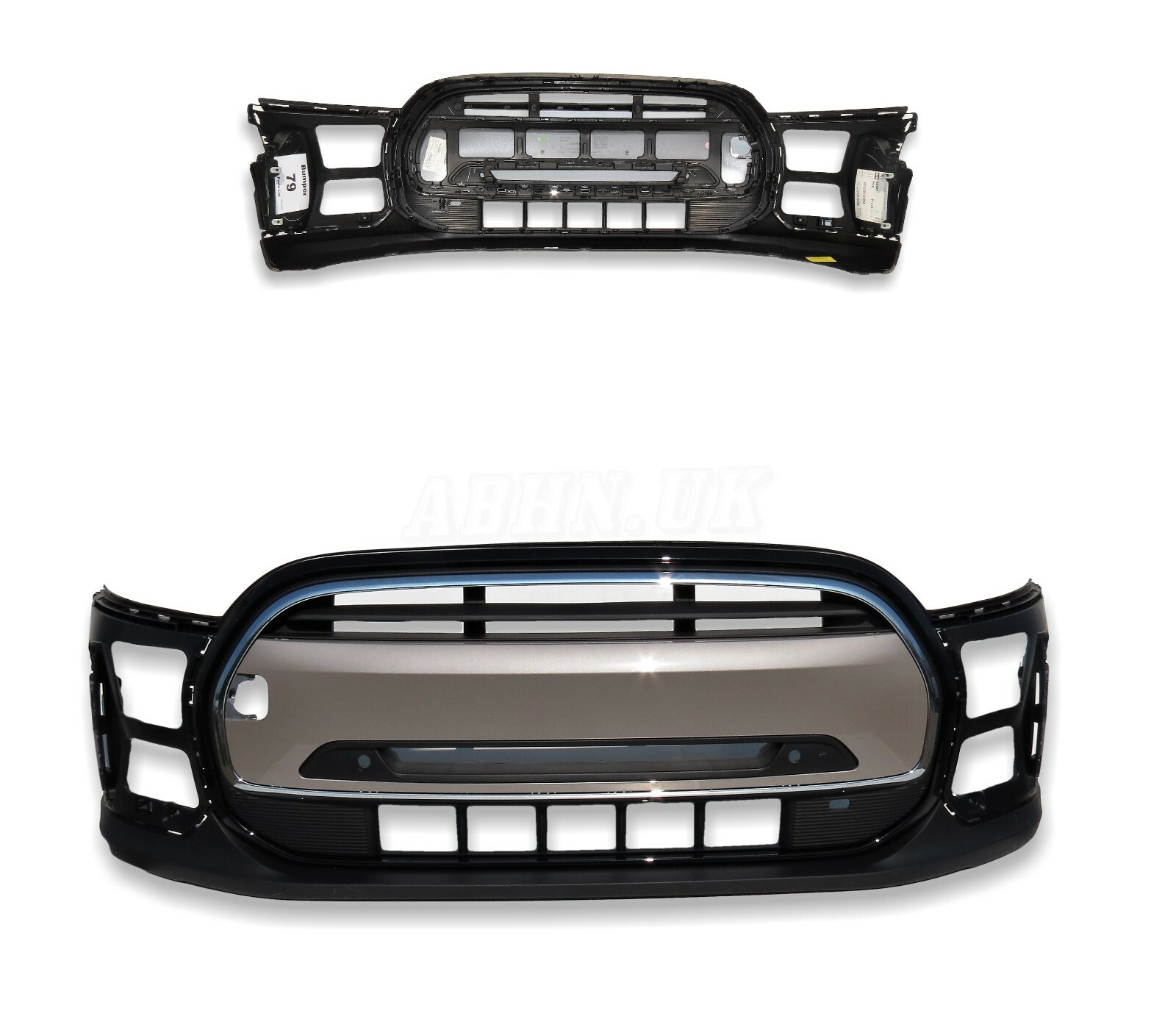 Mini One Cooper Classic F56 LCI2 Front Bumper Bare Rooftop Grey 4 PCD Hole Chrme