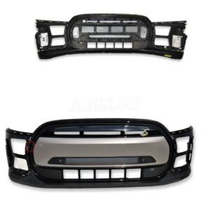 Mini One Cooper Classic F56 LCI2 Front Bumper Bare Rooftop Grey 4 PCD Hole Black