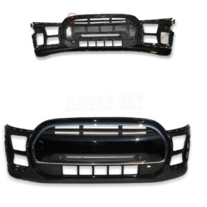 Mini One Cooper Classic F56 LCI2 Front Bumper Bare Midnight Black 4 PCD Hole Chr