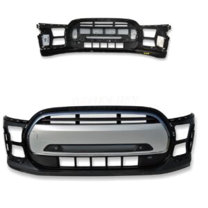 Mini One Cooper Classic F56 LCI2 Front Bumper Bare Repaint Silver 2 PCD Chrome