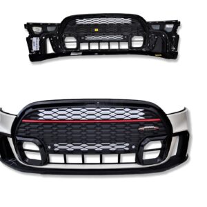 Mini F56 LCi2 John Cooper Works JCW Long Pack (21-23) Front Bumper Pepper White