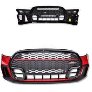 Mini F56 LCi2 John Cooper Works JCW Long Pack 2021-2023 Front Bumper Chili Red