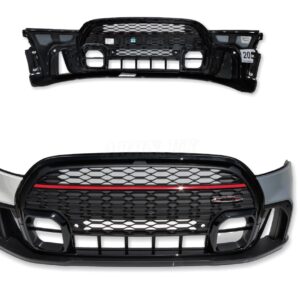 Mini Mini JCW F56 F57 LCi2 Complete Front Bumper Midnight Nanuq White 4 PDC*