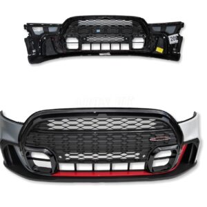 Mini Mini JCW F56 F57 LCi2 Complete Front Bumper Prime Red Nanuq White 4 PDC