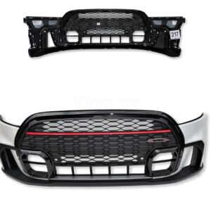 Mini Mini JCW Long Pack F56 F57 LCi2 Complete Front Bumper Nanuq White 4 PDC*