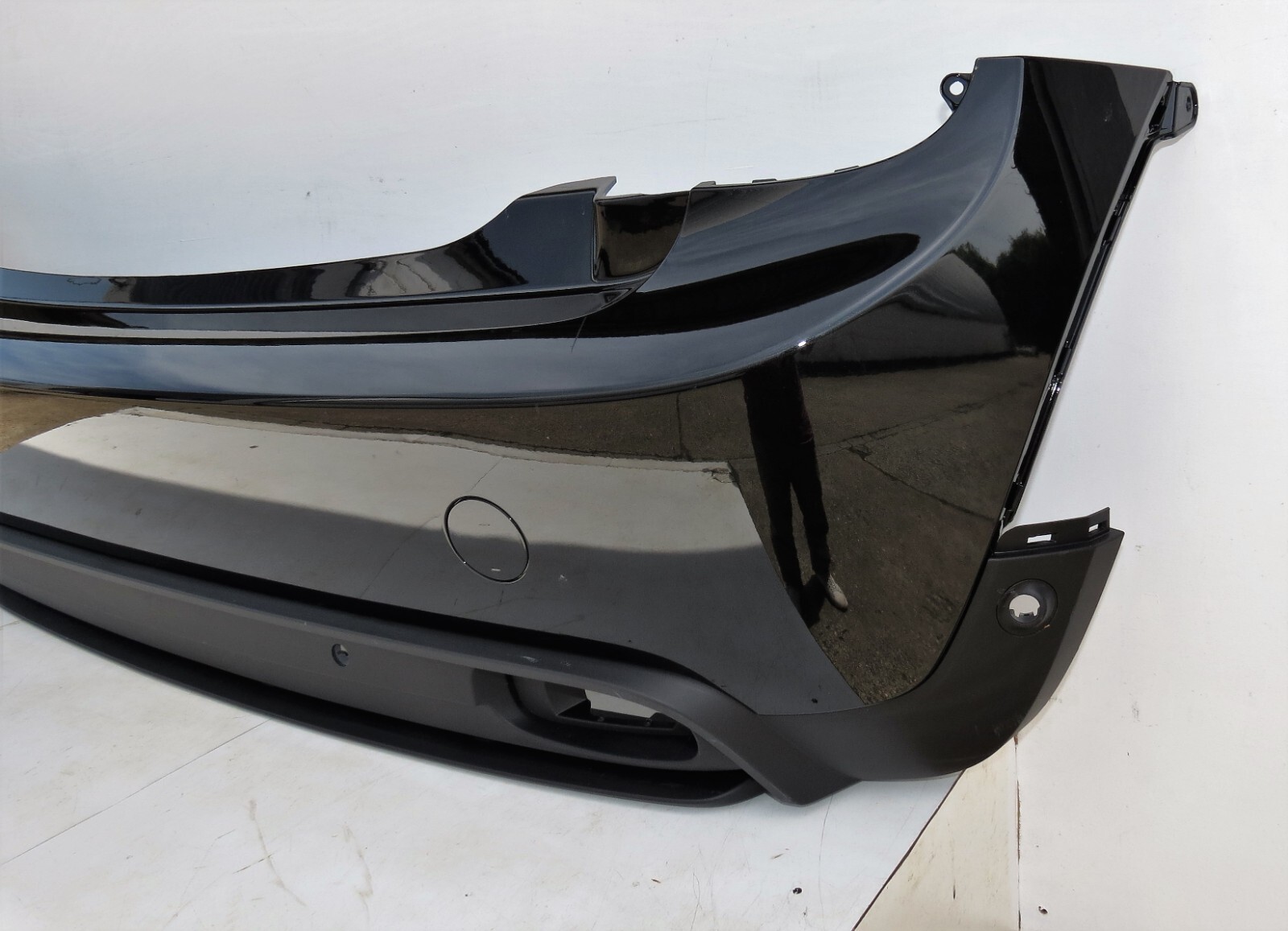 Genuine Mini Cooper F56 Complete Rear Bumper in Midnight Black 4 Parking Sens - Image 4