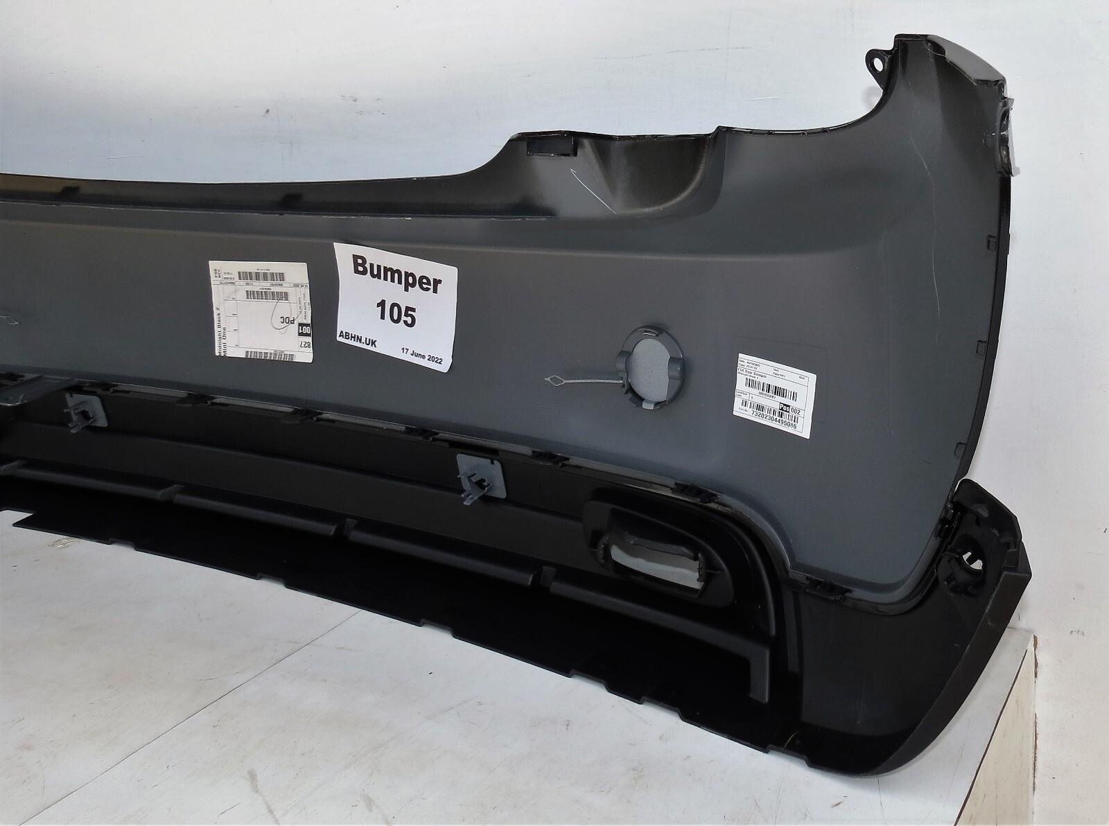 Genuine Mini Cooper F56 Complete Rear Bumper in Midnight Black 4 Parking Sens - Image 8