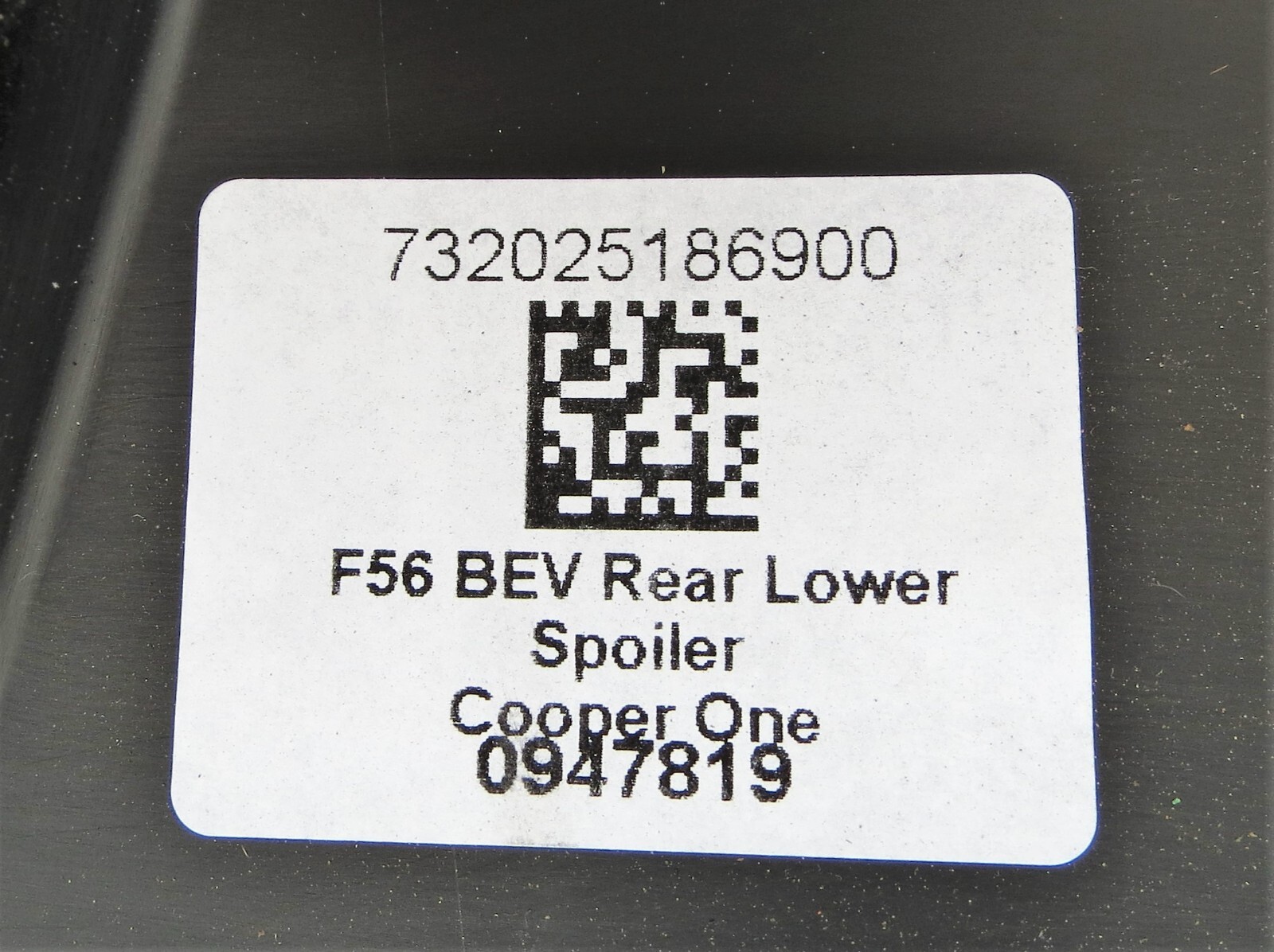 Genuine Mini Cooper F56 Complete Rear Bumper in Midnight Black 4 Parking Sens - Image 12