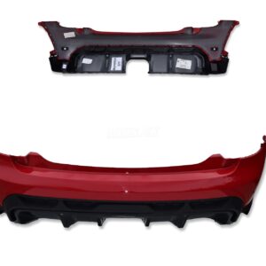 Mini JCW John Cooper Works F56 LCi2 (2021-2023) Rear Bumper in Chili Red