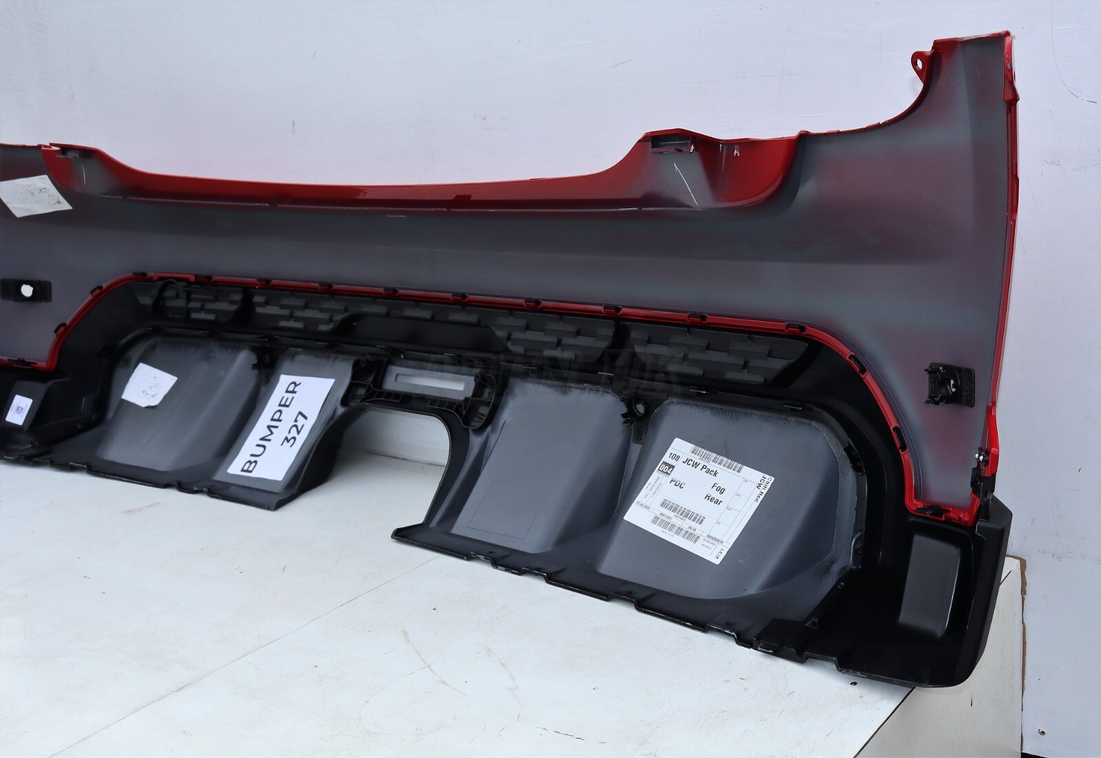 Mini JCW John Cooper Works F56 LCi2 (2021-2023) Rear Bumper in Chili Red - Image 9