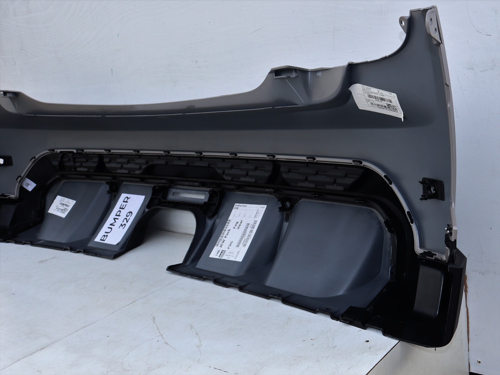 Mini Cooper JCW F56 LCi2 Rear Complete Bumper Rooftop Grey 4 PDC Hole Tow Fog - Image 10