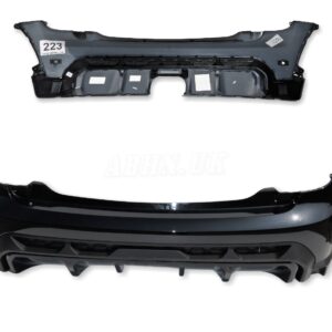 Mini Mini JCW Cooper S F56 F57 LCi2 Complete Rear Bumper Midnight Blk Fog 4 PDC*