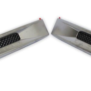 Jaguar XE X760 Genuine New Pair Left + Right Side Wing Fender Grill Noble Chrome