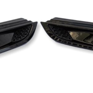 Jaguar F-Type X152 Genuine Pair Left + Right Side Wing Fender Vent Grill Black