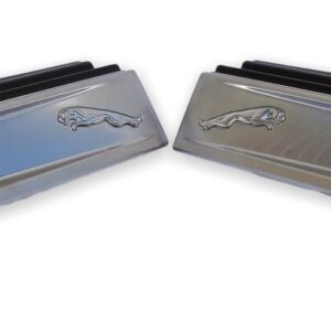 Jaguar F-Type X152 Genuine Pair Left + Right Side Wing Fender Vent Grill Chrome