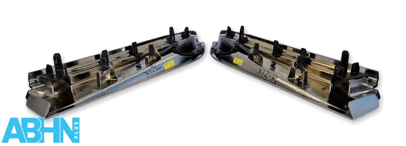 Jaguar F-Type X152 Genuine Pair Left + Right Side Wing Fender Vent Grill Chrome - Image 2