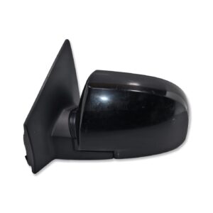 Kia Carens-II (2002-2006) Left Side Electric+Heated Door Mirror Metallic Black