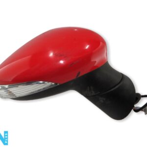 Ford Fiesta (2008-2017) Right Side RHD Door Wing Mirror Manual-Fold Solid Red