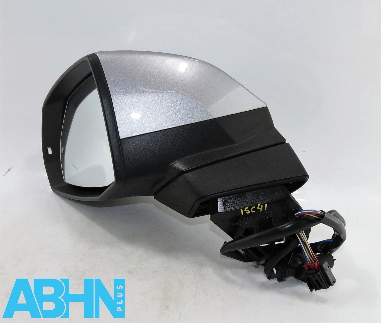 Audi Q7 4M (2015-19) Left Side RHD Door Wing Mirror Power Fold Met Silver - Image 2