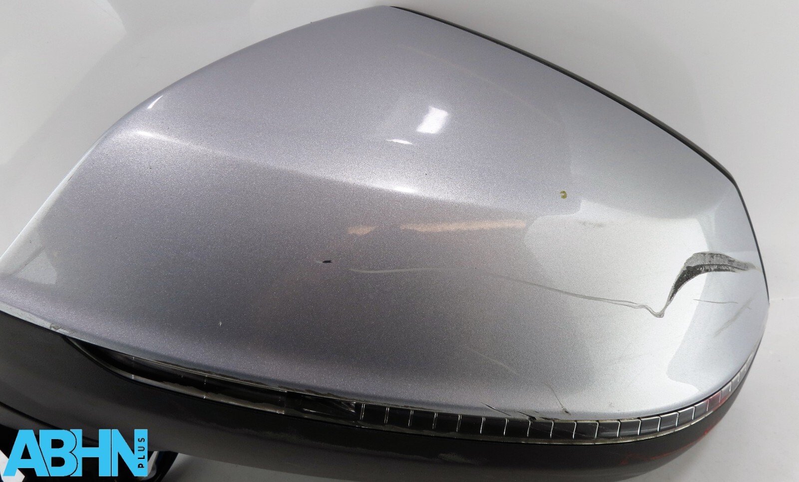 Audi Q7 4M (2015-19) Left Side RHD Door Wing Mirror Power Fold Met Silver - Image 3