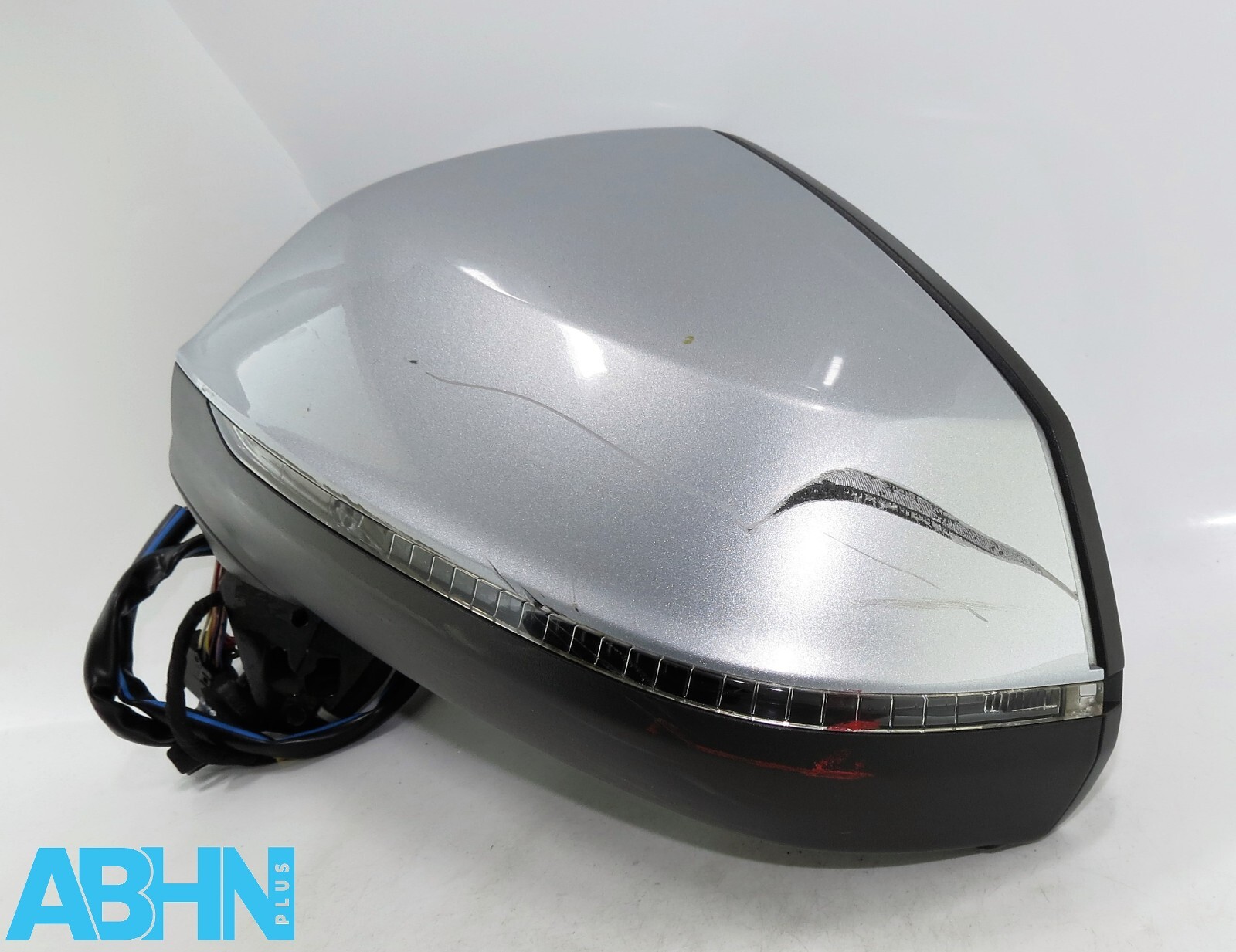 Audi Q7 4M (2015-19) Left Side RHD Door Wing Mirror Power Fold Met Silver - Image 5