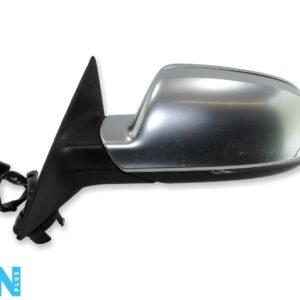 Audi A4 B8 (2008-15) Left Side RHD Electric Door Wing Mirror Manual Fold Chrome