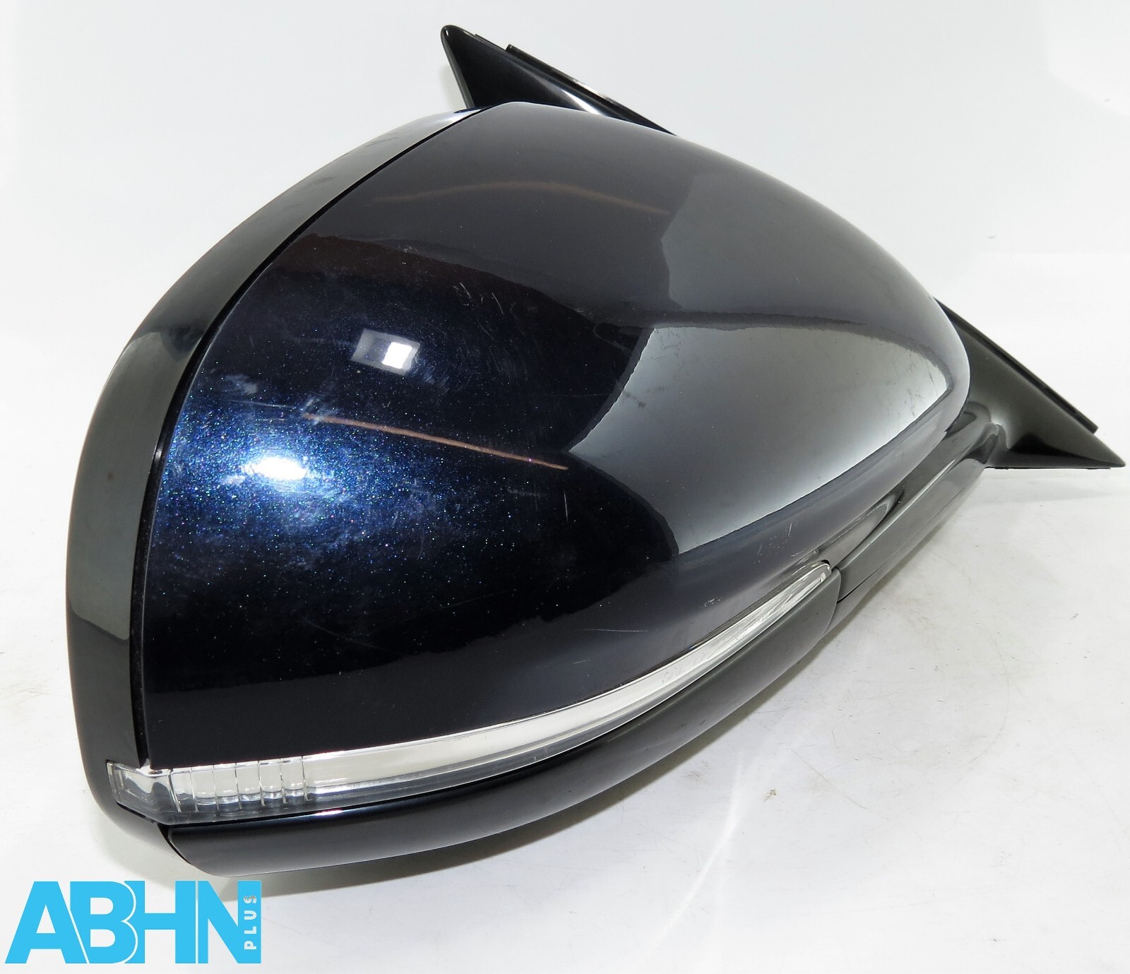 Jaguar XJ X351 Right Side Electric Door Wing Power Fold Dim BSM Mirror Met Blue - Image 5