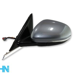 Jaguar XF X250 12-15 Left Side Power Folding Door Mirror Auto Dim Grey 14-Wires