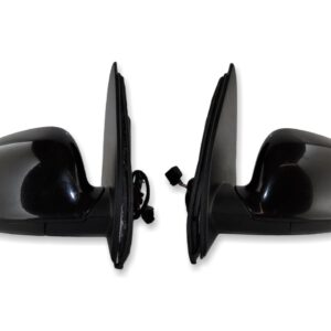 VW Golf 5 Mk5 (04-09) Pair (Right+Left) of Electric Heated Door Mirrors Black