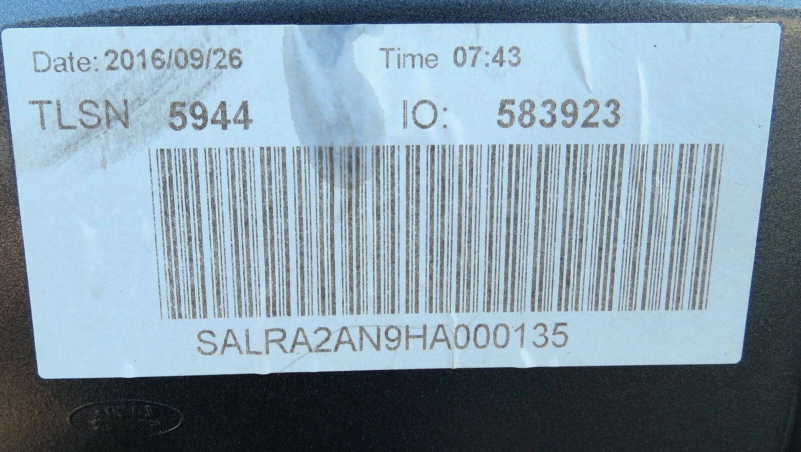 Land Rover Discovery 5/ V Genuine Right RH Side Bare Door Panel Kaikoura Stone - Image 10