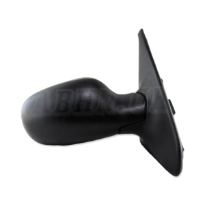 Renault Clio-II MK2 (01-06) Right Side Electric Heated Door Mirror Grained Black