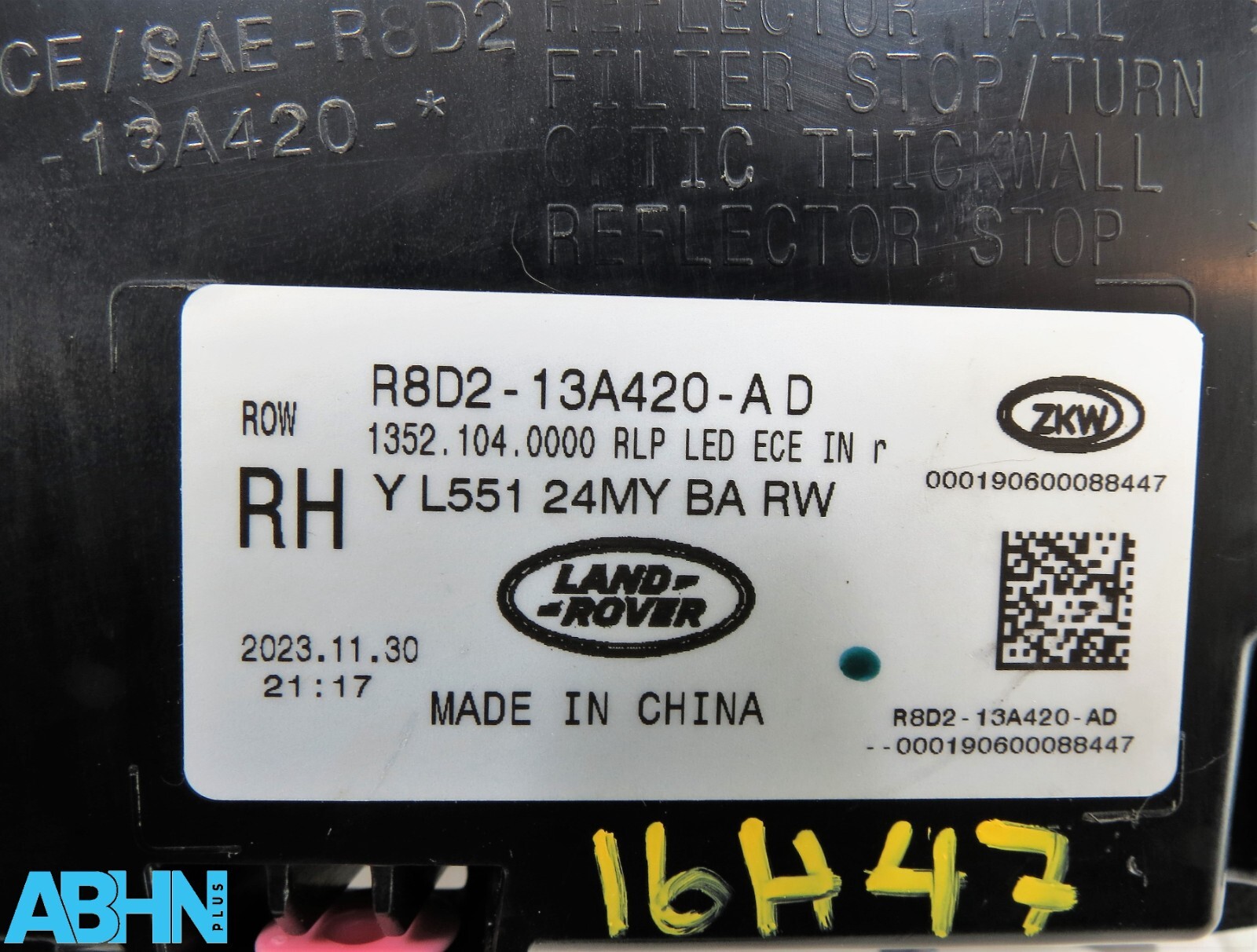 R8D2-13A420-AD Range Rover Evoque L551 Genuine Rear Right Tailgate Light BA RW 7 - Image 10