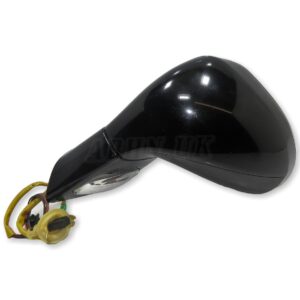 Peugeot 308 SW CC 07-13 Left Side Electric Heated Door Mirror 6-Wires Met Black