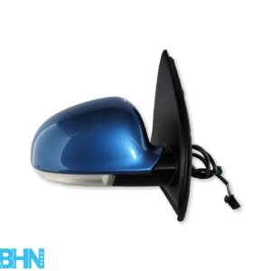 VW Golf 5 MK5 (05- 09) Electric Heated Right Wing Mirror 1K2857502 Coastal Blue