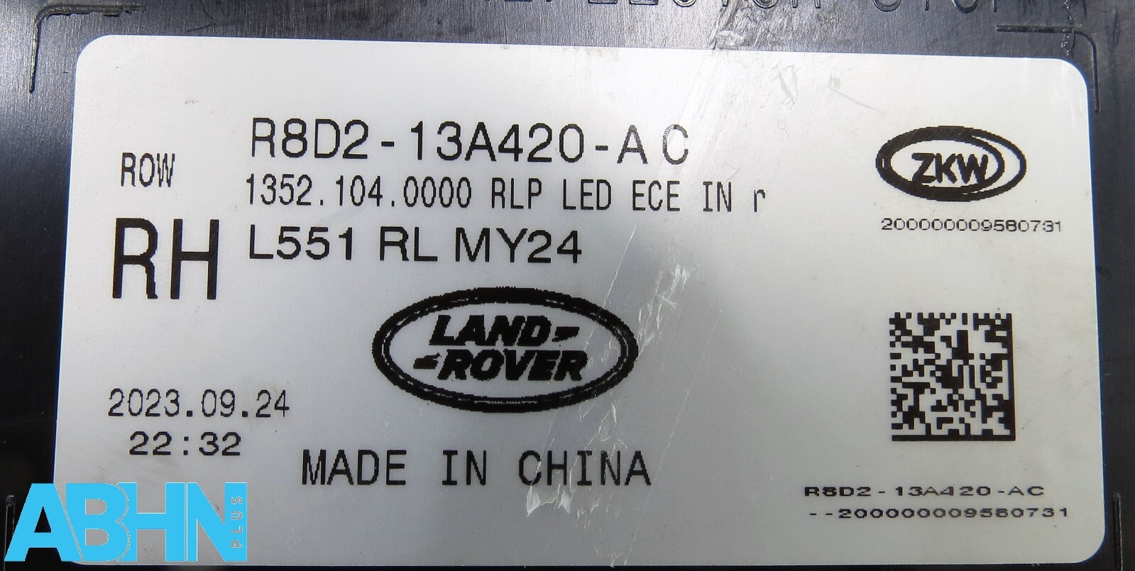 R8D2-13A420-AC Range Rover Evoque L551 Right Side Inner Tailgate Light LED ECE - Image 10