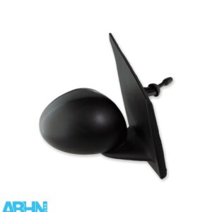 Toyota Aygo Citroen C1 107 Mk1 (05-14) Right Side Manual Wing Mirror Matte Black