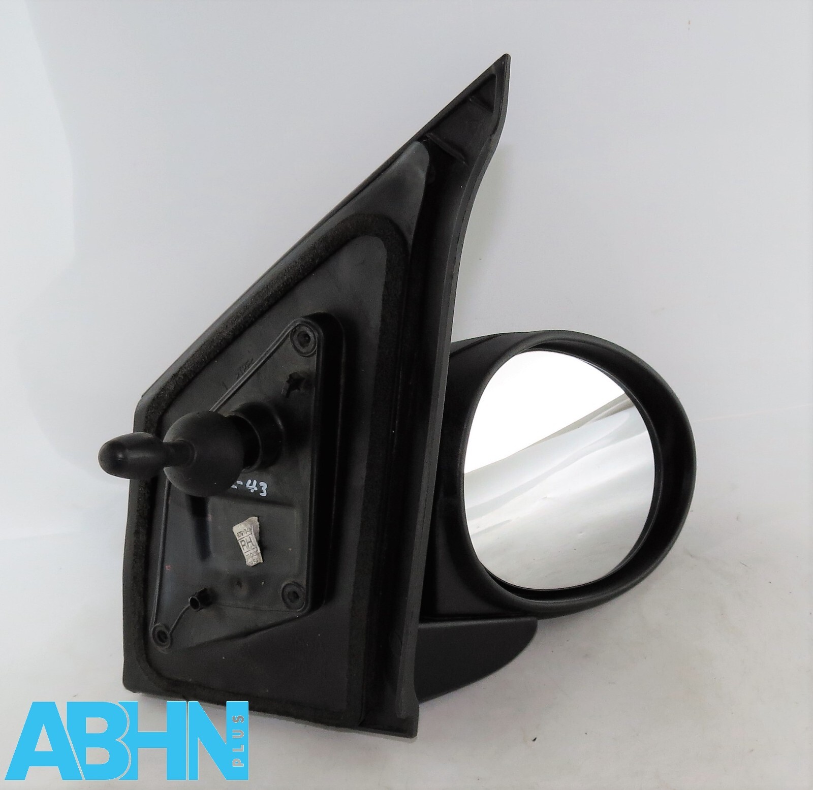 Toyota Aygo Citroen C1 107 Mk1 (05-14) Right Side Manual Wing Mirror Matte Black - Image 2