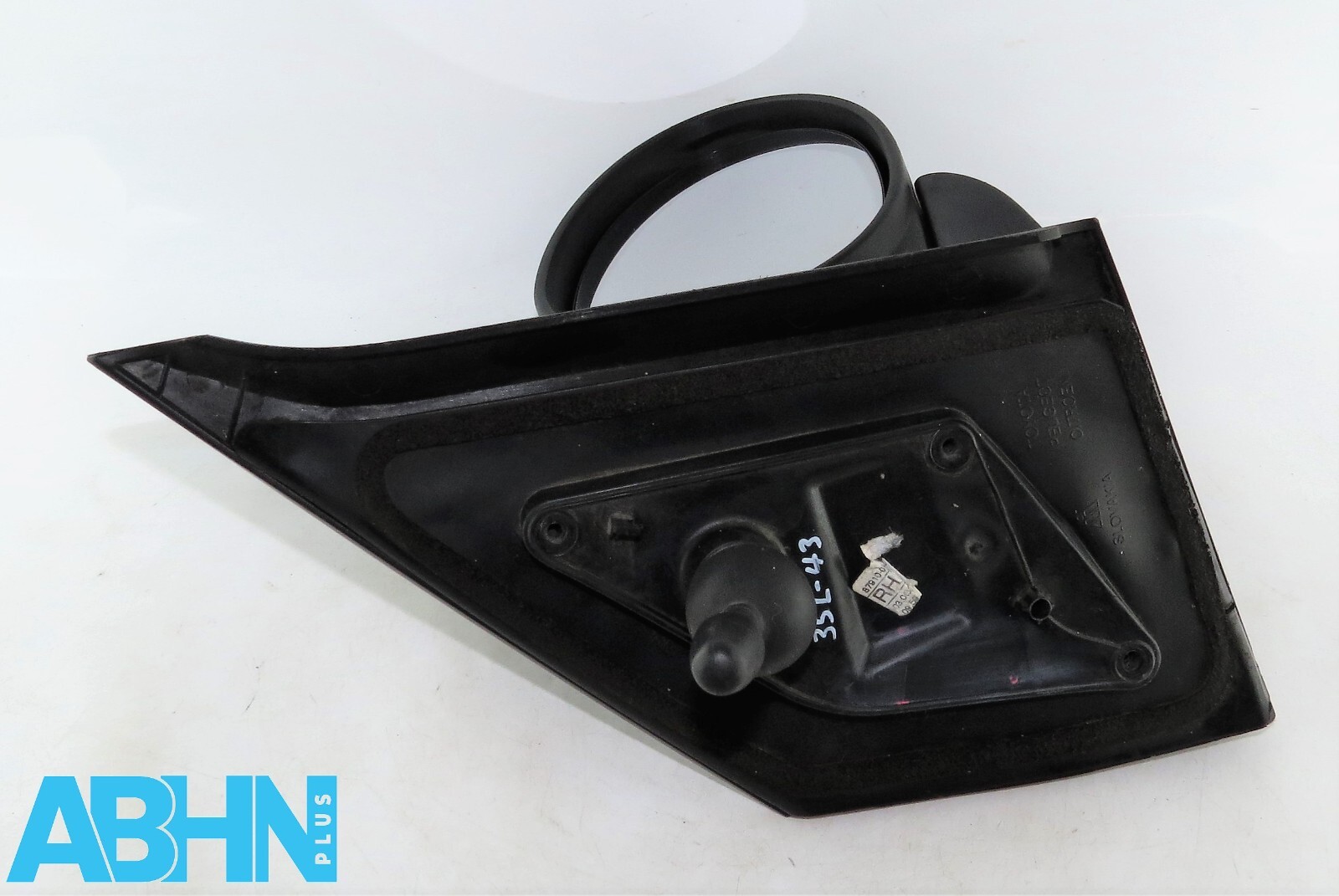 Toyota Aygo Citroen C1 107 Mk1 (05-14) Right Side Manual Wing Mirror Matte Black - Image 7