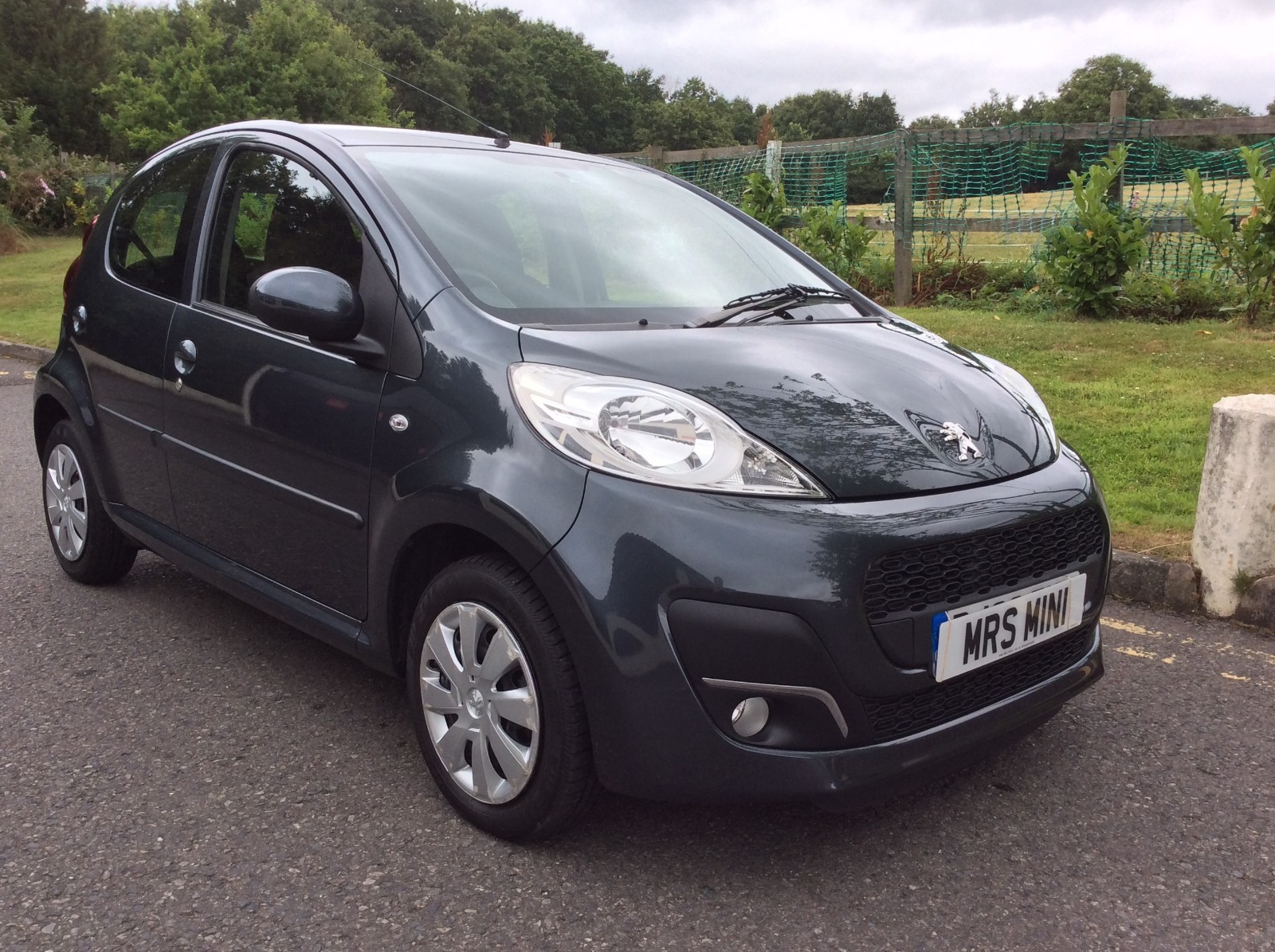 Toyota Aygo Citroen C1 107 Mk1 (05-14) Right Side Manual Wing Mirror Matte Black - Image 9