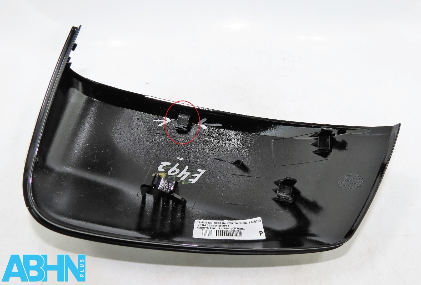 2K7857527A VW Caddy V MK5 2021-2024 Genuine Left Side Wing Mirror Cover Black 12 - Image 6