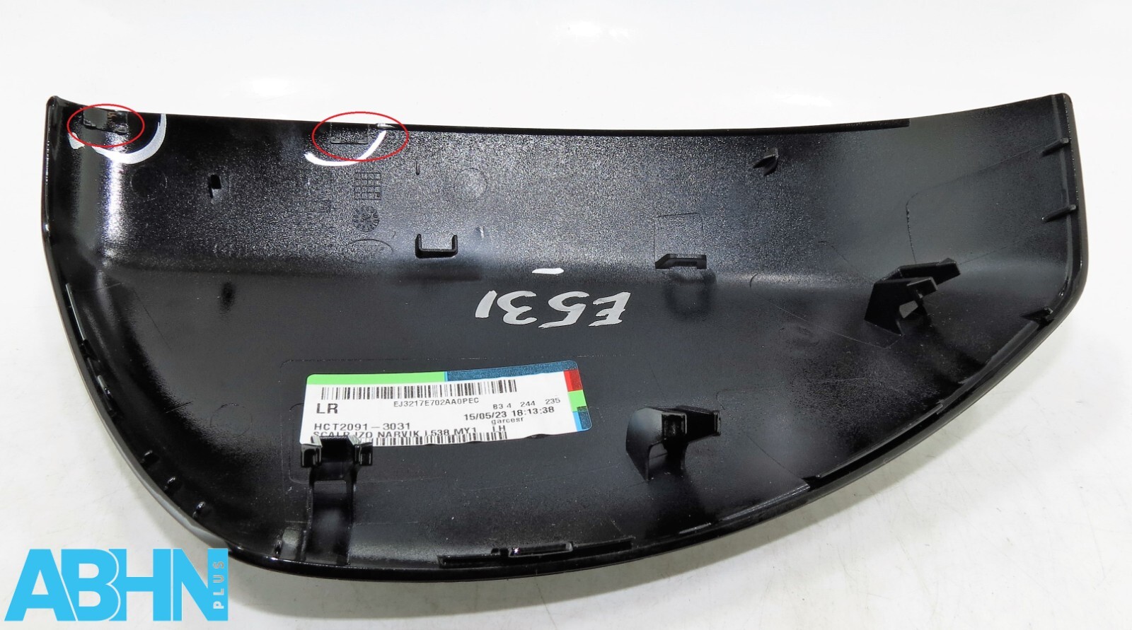 LR Evoque L551 Velar L560 L550 X761 Left Wing Mirror Cap Cover Narvik Black PEC1 - Image 4