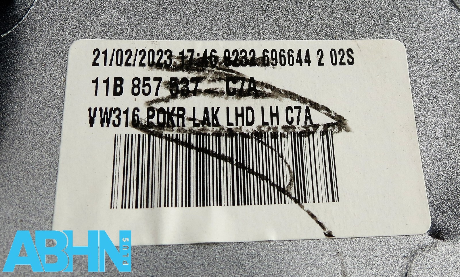 11B.857.537 VW ID.4 ID.5 Genuine Left Side Wing Mirror Cover Silver Met C7A - Image 7