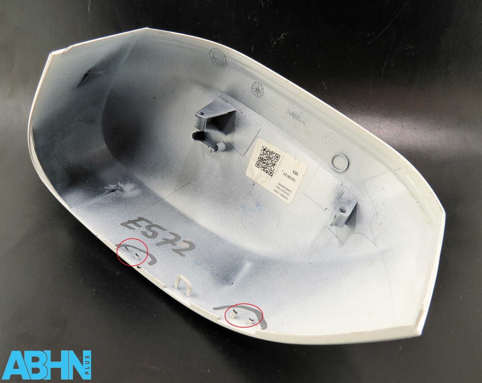 2K5857528B VW Caddy MK4 Genuine Right RH Side Wing Mirror Cover Candy White B9A2 - Image 7