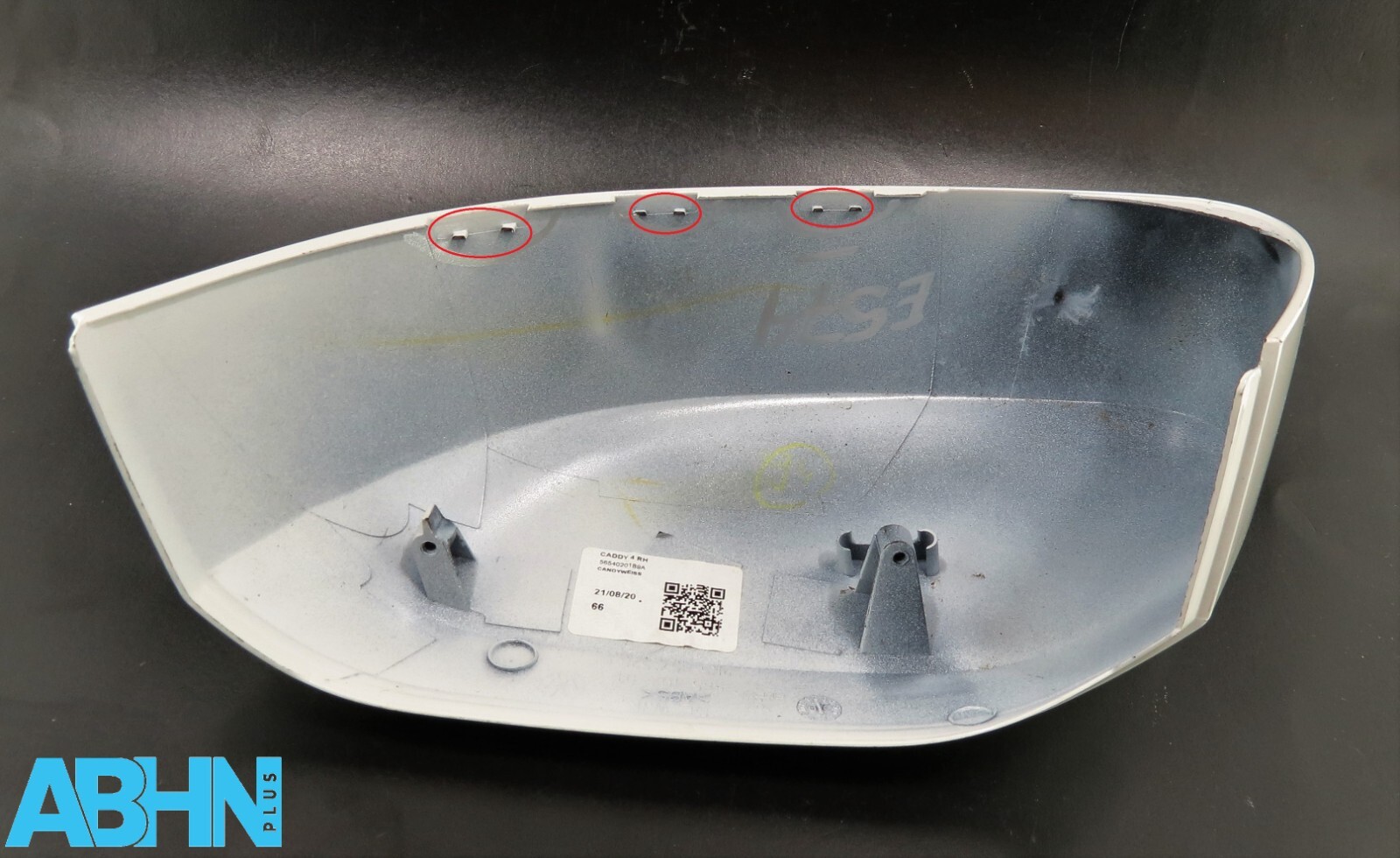 2K5857528B VW Caddy MK4 Genuine Right RH Side Wing Mirror Cover Candy White B9A4 - Image 5