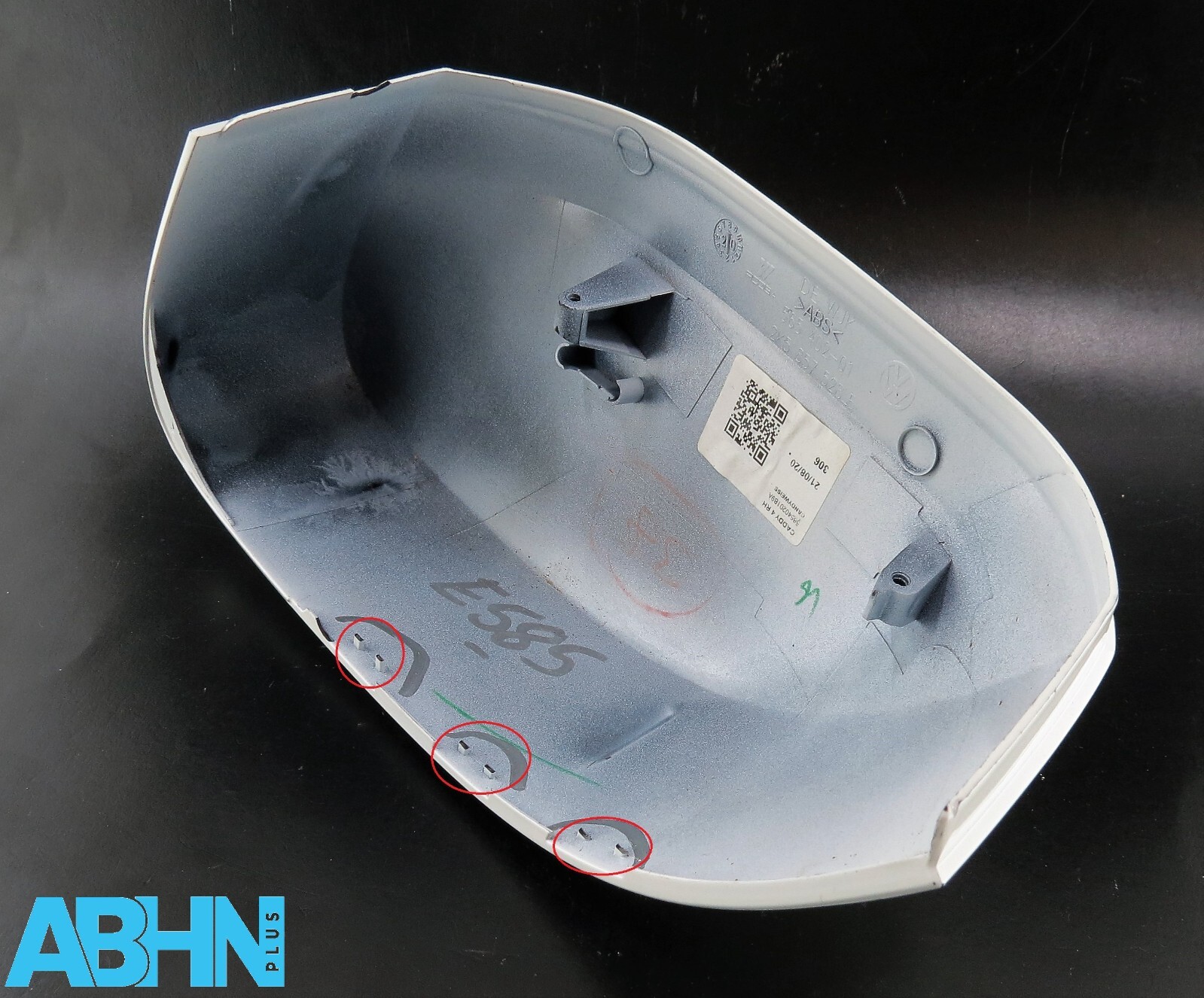 2K5857528B VW Caddy 4 Genuine Right RH Side Wing Mirror Cover Candy White B9A 5 - Image 5