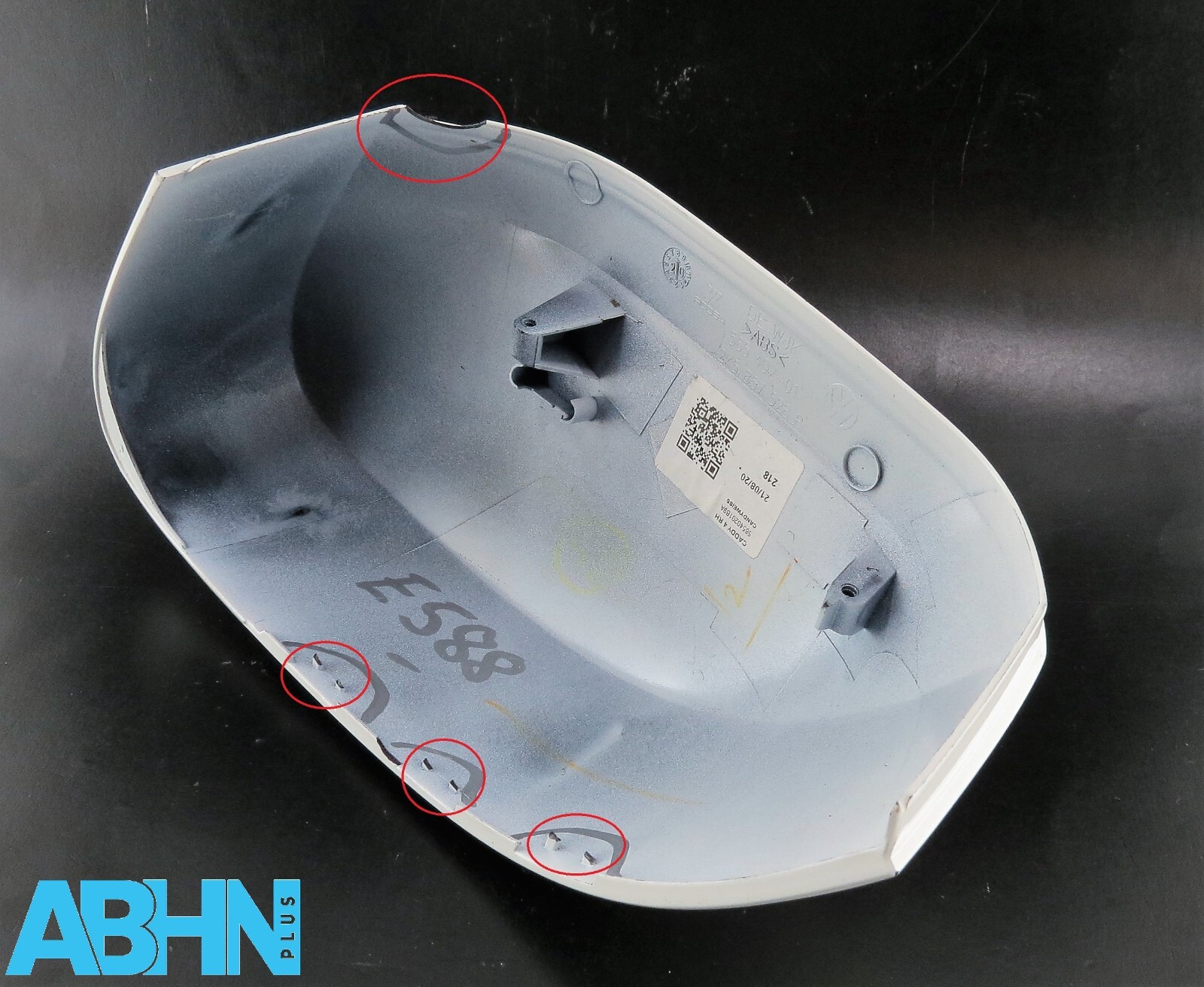 2K5857528B VW Caddy 4 Genuine Right RH Side Wing Mirror Cover Candy White B9A 8 - Image 8