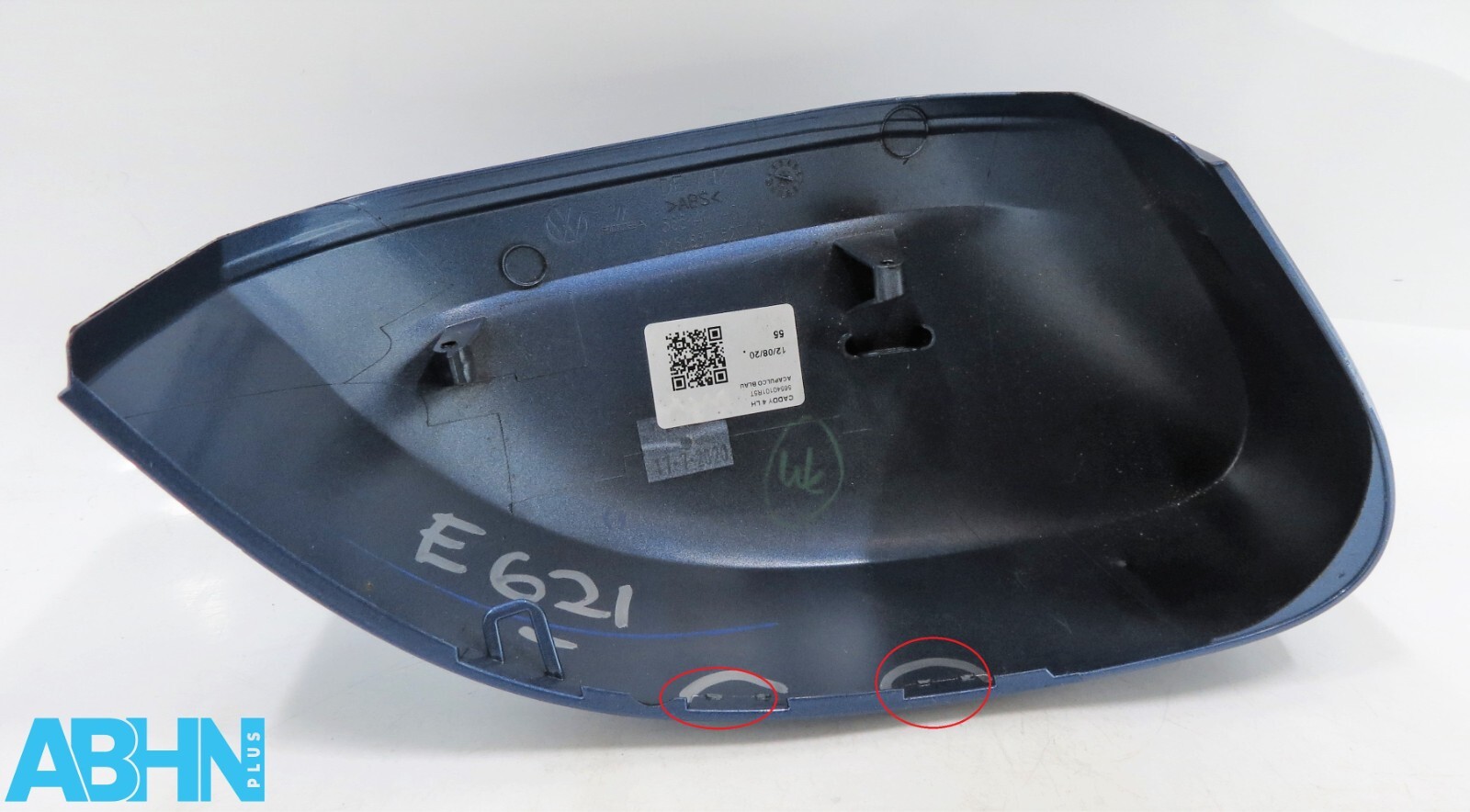 2K5857527B VW Caddy MK4 Genuine Left Side Wing Mirror Cover Acapulco Blau R5T 5 - Image 2