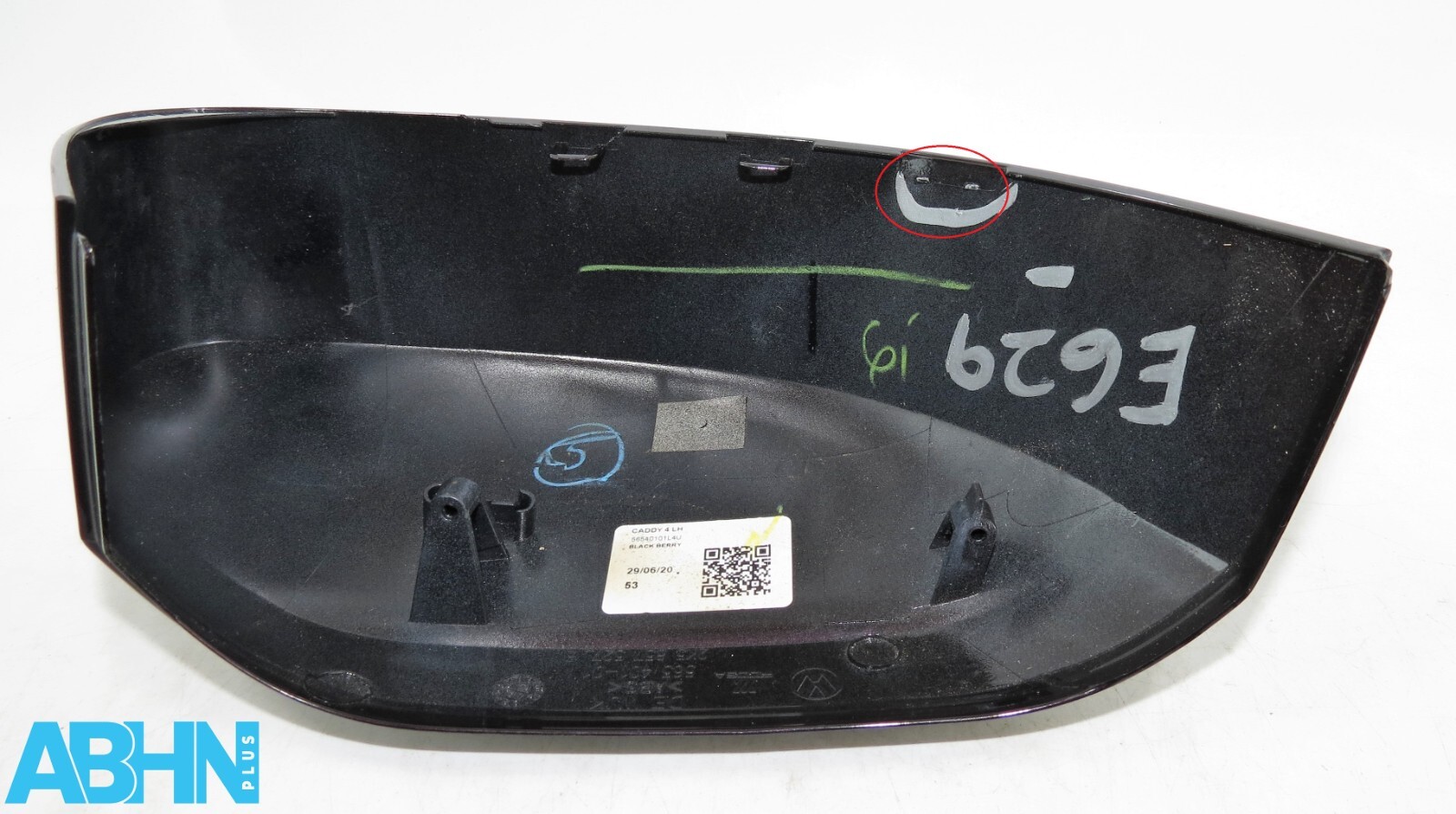 2K5857527B VW Caddy MK4 Genuine Left Side Wing Mirror Cap Cover Black Berry L4U - Image 4