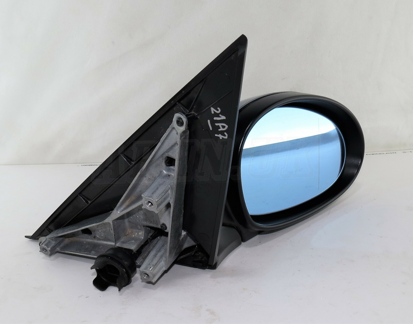 BMW 1 Series E87 E81 03-08 Hatch Right Side Electric Door Mirror Quartz Blue A18 - Image 2